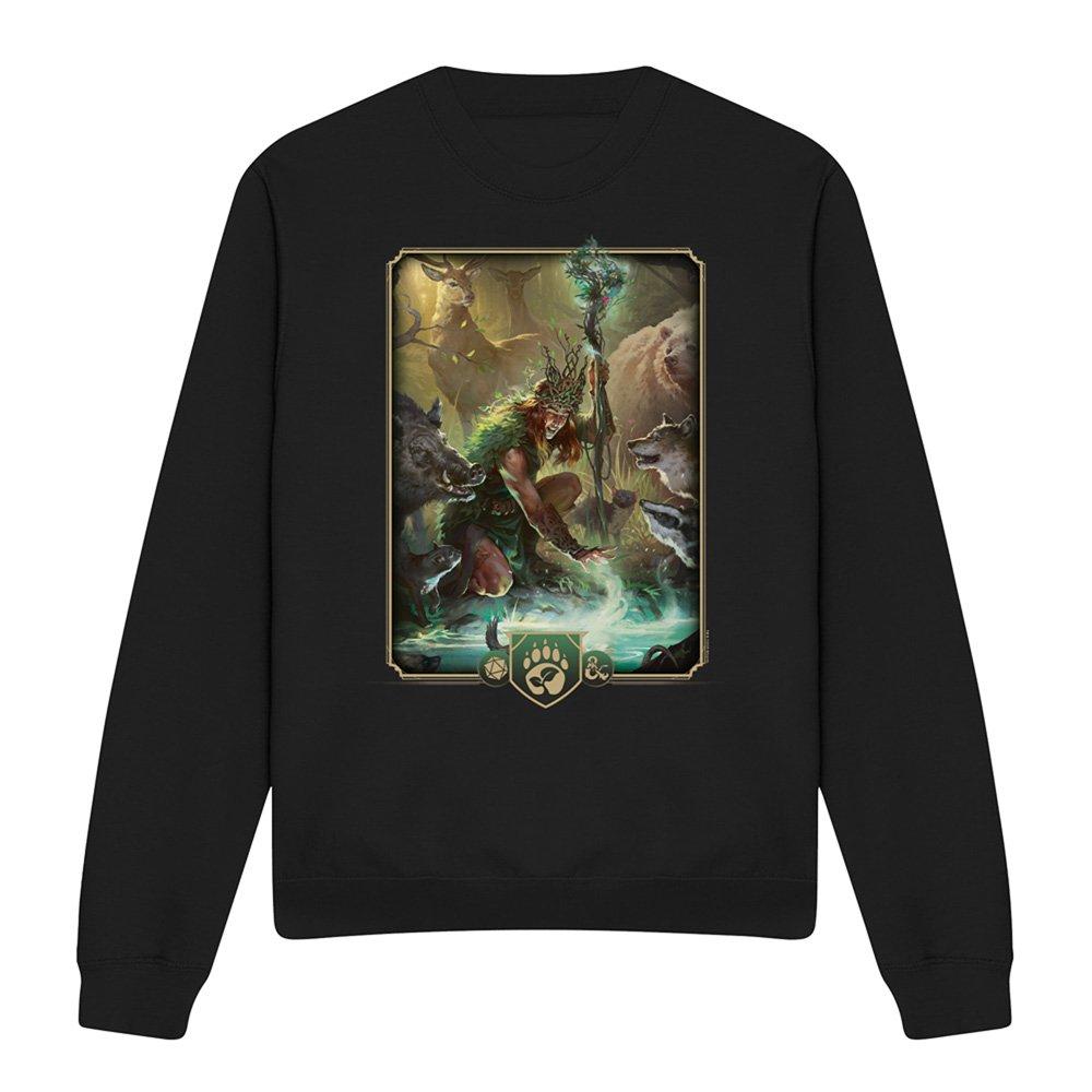 Black - Hasbro - Dungeons & Dragons - 2024 Druid Key Art Sweatshirt - 4