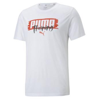 Puma Graphic Brand Mens Performance T Shirt
