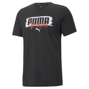 Puma Graphic Brand Mens Performance T Shirt