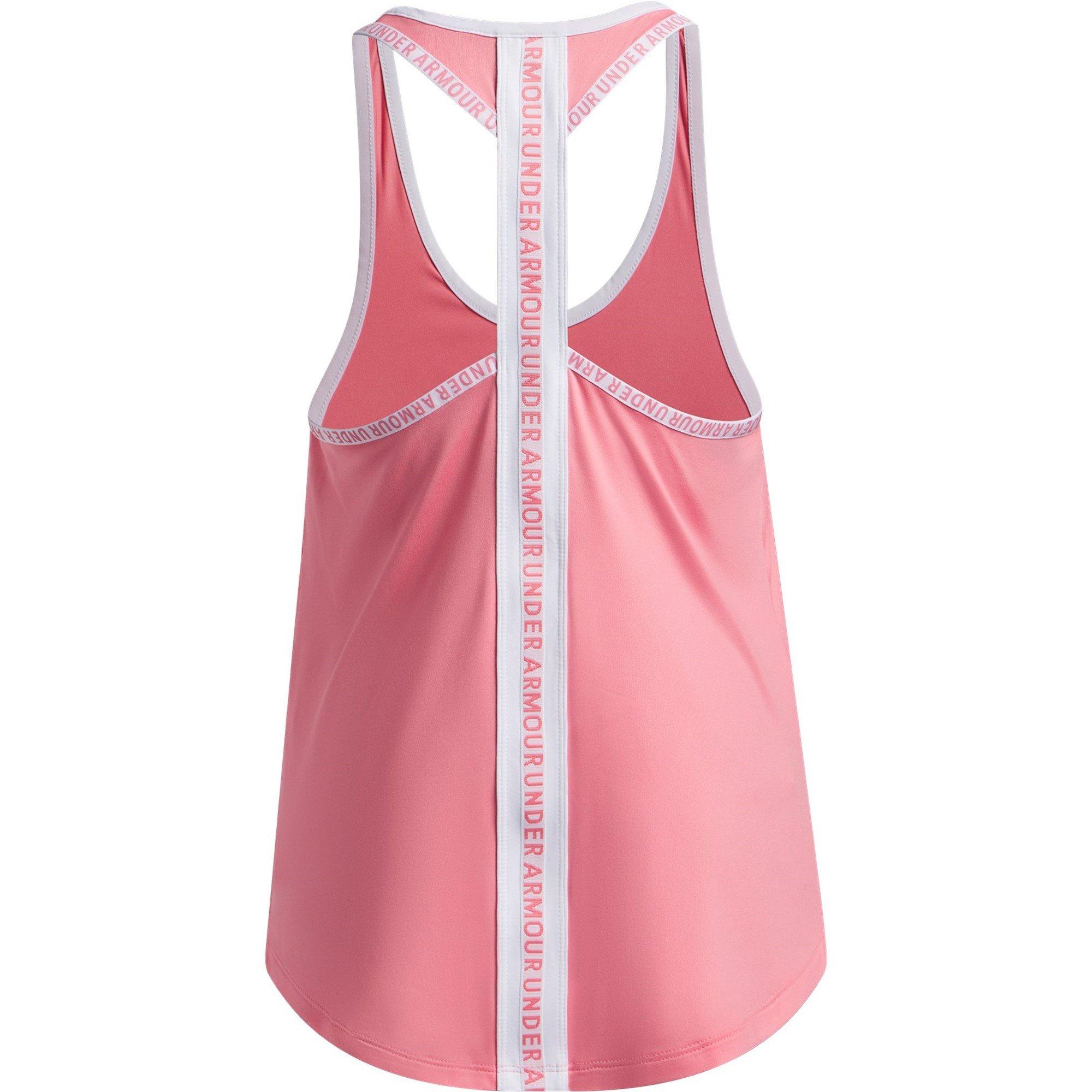 Pink/White - Under Armour - Knockout Tank Top Juniors - 2