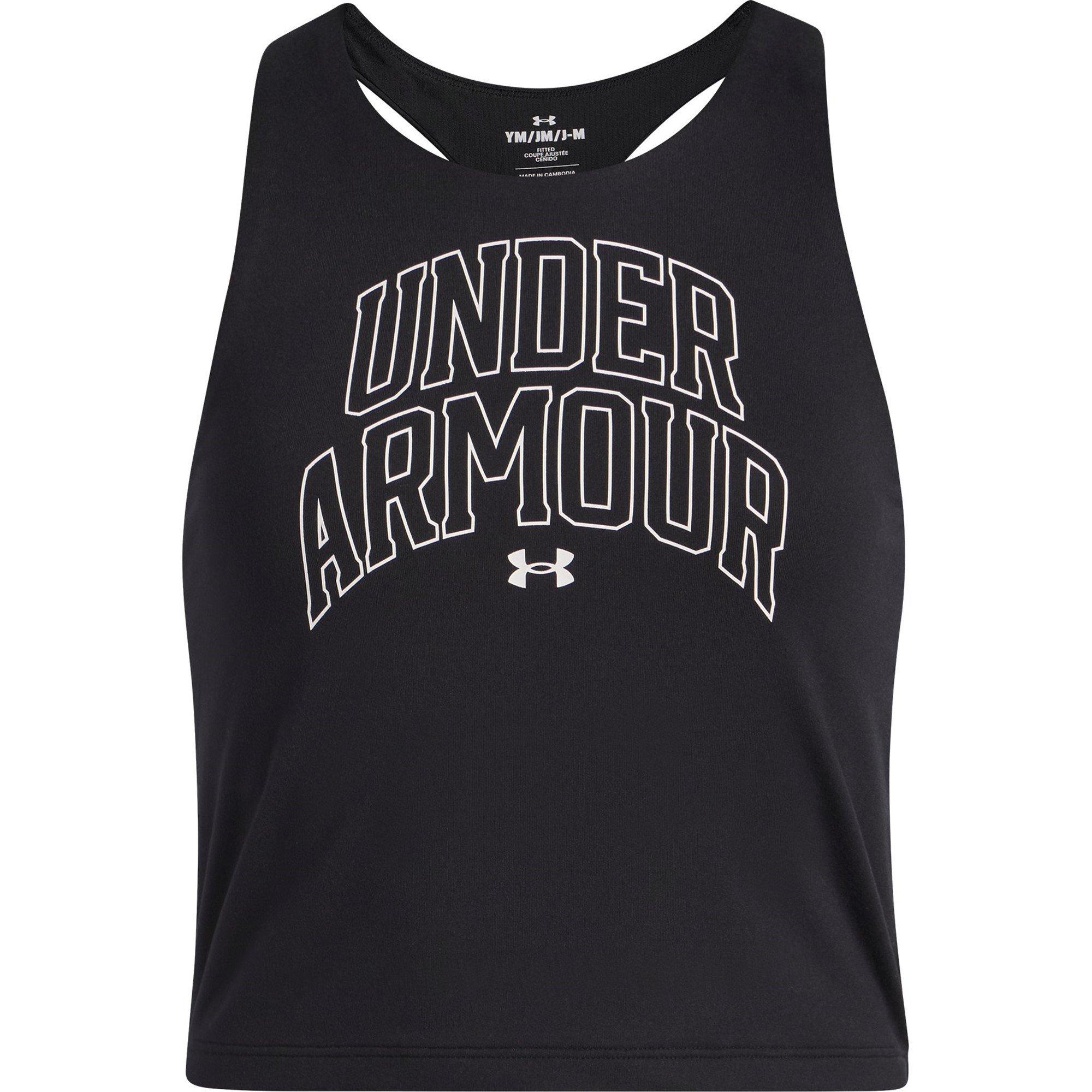 Under Armour Kids' Motion Brand Performance Gym Vest - Black
