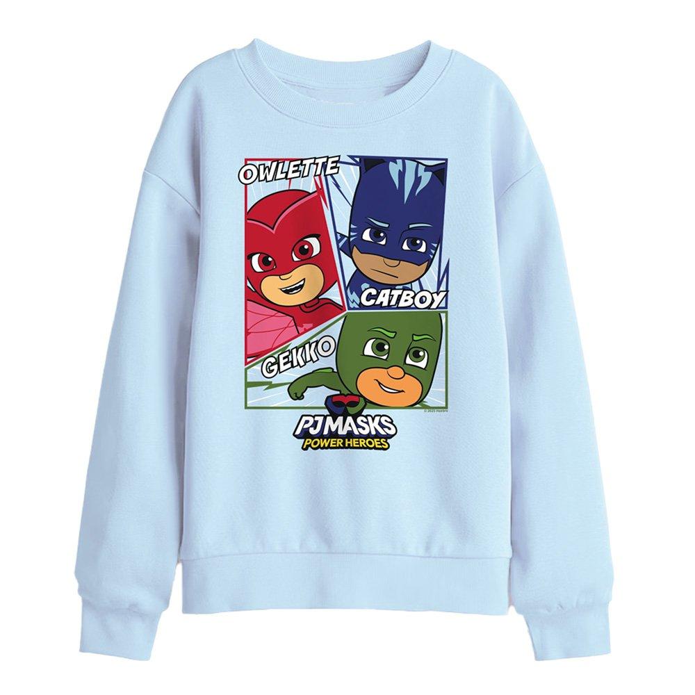 Light Blue - Hasbro - Pj Masks Comic Heroes Kids Sweatshirt Light Blue - 1