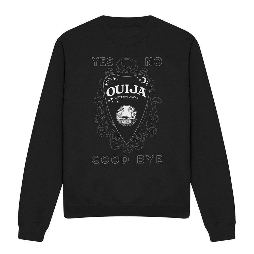 Black - Hasbro - Ouija Yes No Goodbye With Planchette Sweatshirt B - 4