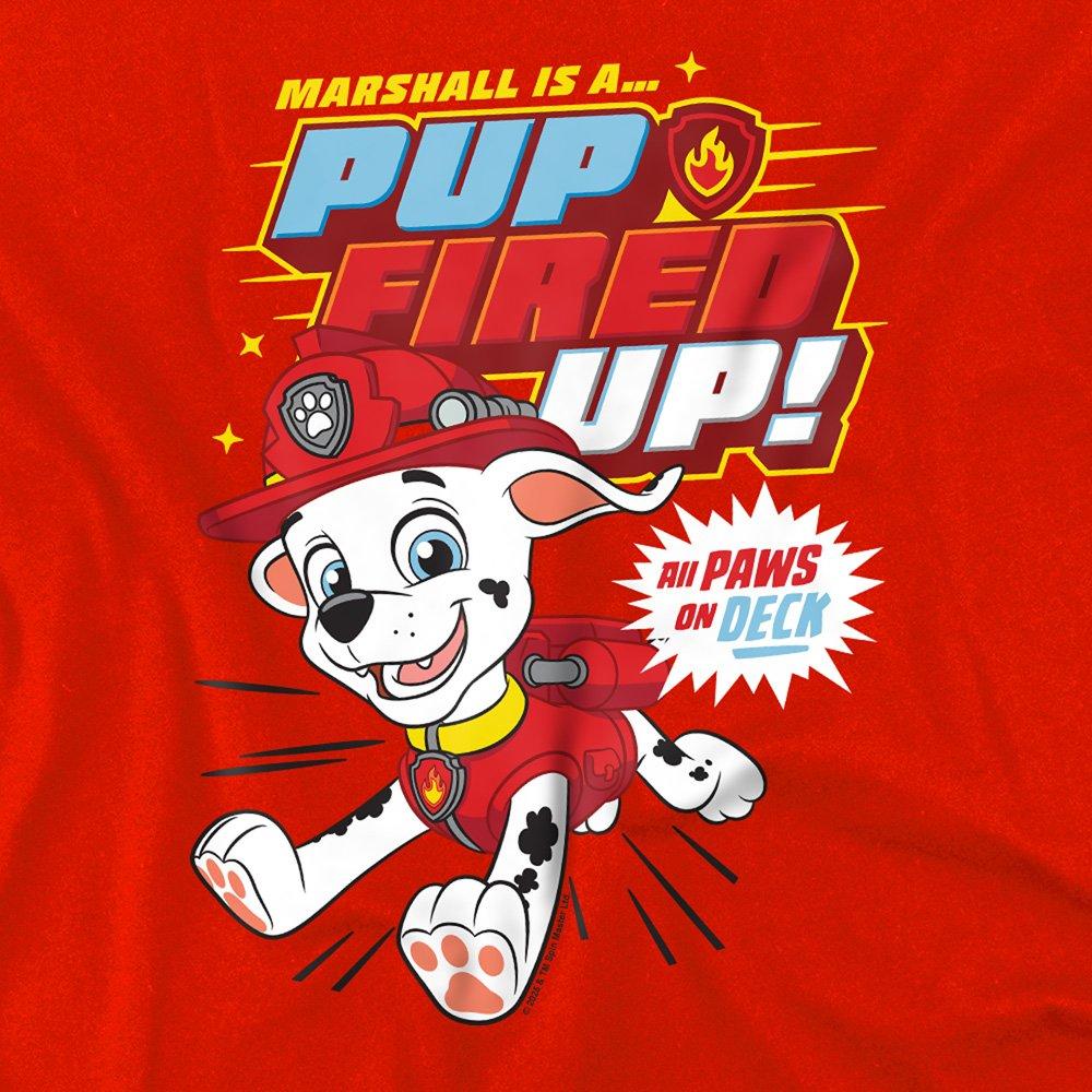 Red - Paw Patrol - Paw Patrol Marshall Pup Fired Up Youth Kids Pull-O - 2