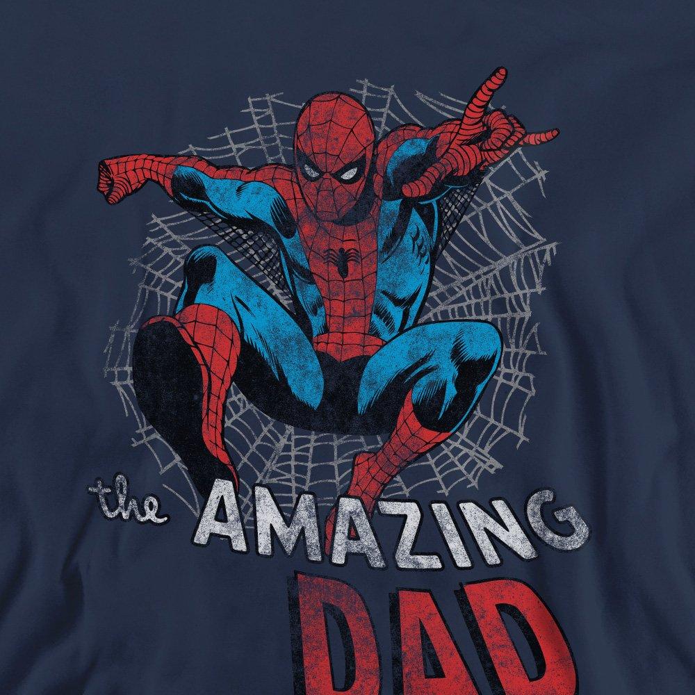 Navy - Spiderman - Spiderman Fathers Day Spider Dad Sweatshirt Navy - 2