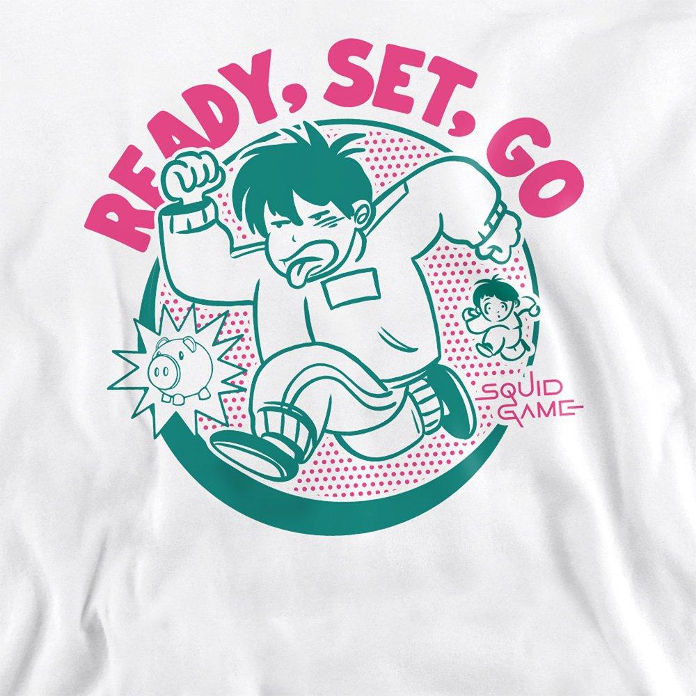 White - Squid Game - Squid Game - Season Three Ready Set Go Sweatshirt - 2