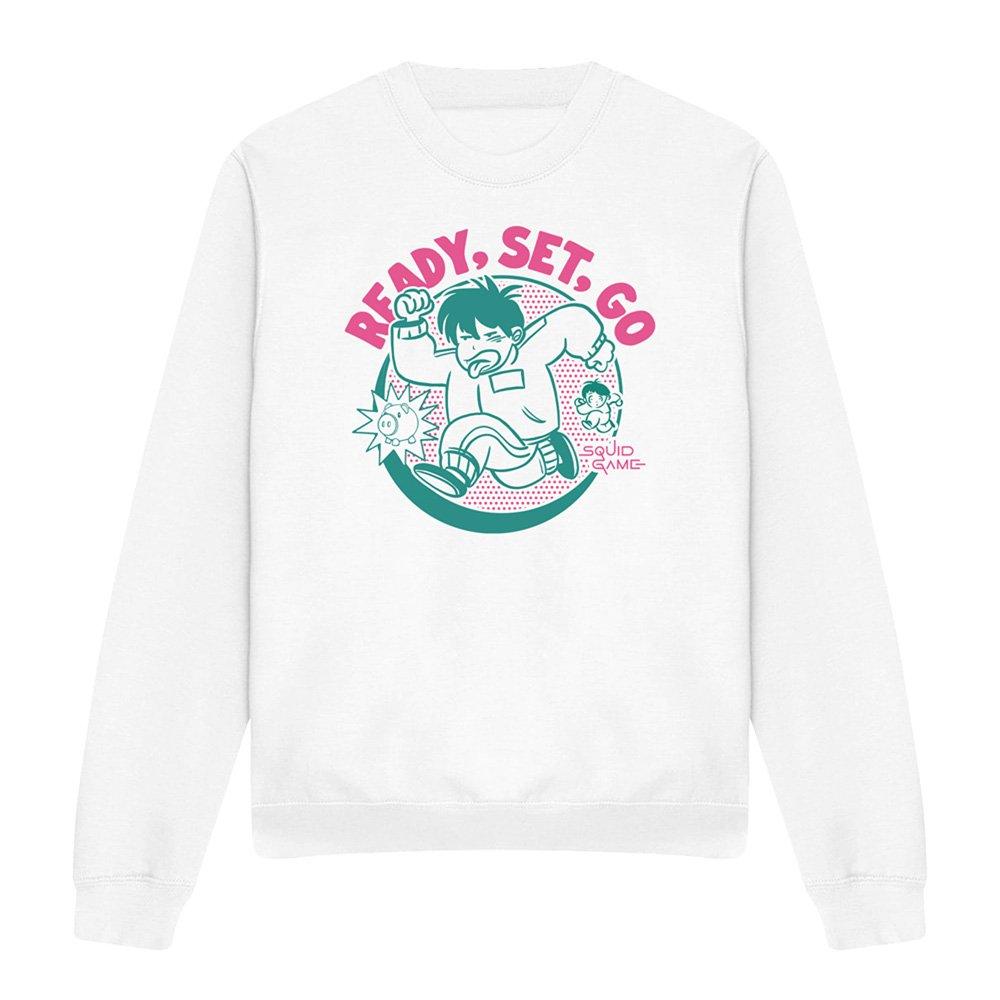 White - Squid Game - Squid Game - Season Three Ready Set Go Sweatshirt - 4
