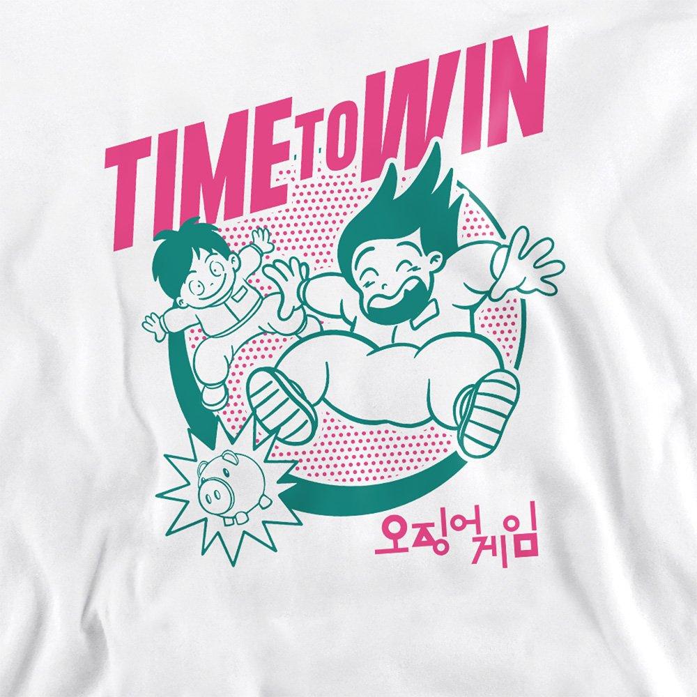 White - Squid Game - Squid Game - Season Three Time To Win Sweatshirt - 2