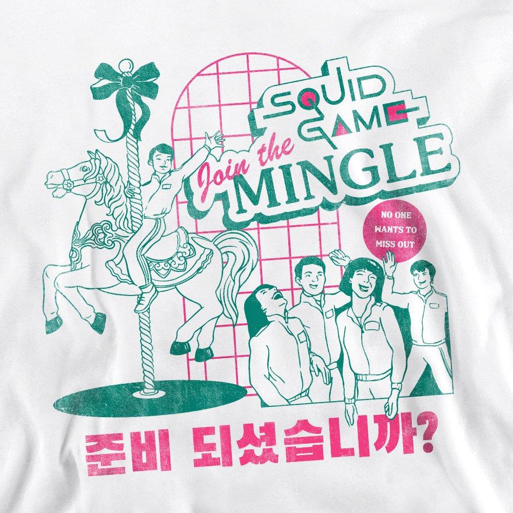 White - Squid Game - SQUID GAME MERRY GO ROUND Sweatshirt White - 2