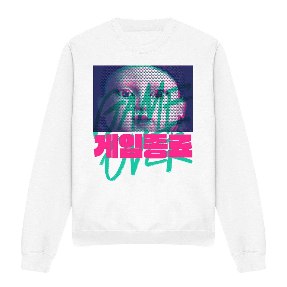 White - Squid Game - SQUID GAME DUO TONE YOUNG-HEE Sweatshirt White - 4