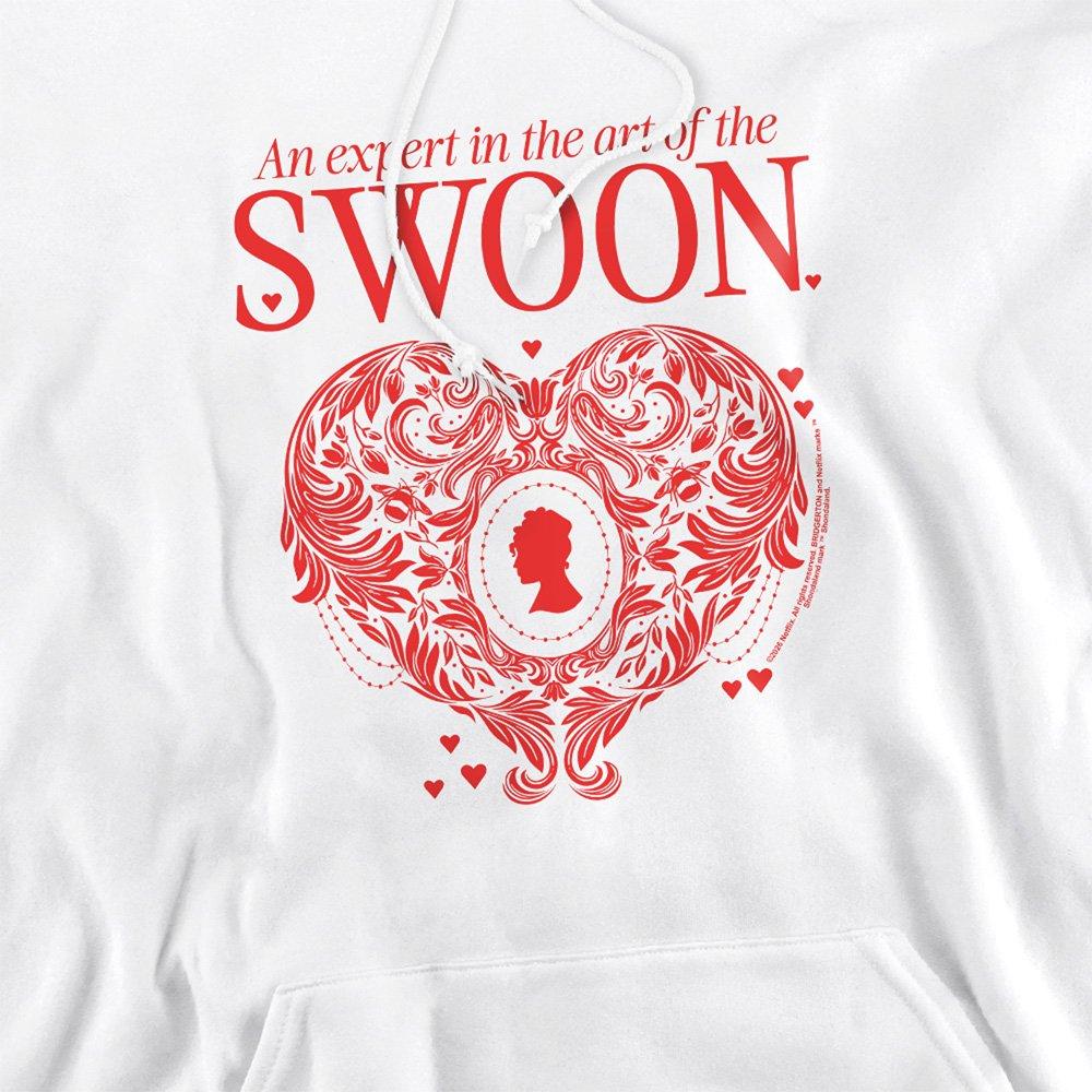 White - Bridgerton - Bridgerton The Art Of Swoon Hoodie White - 2