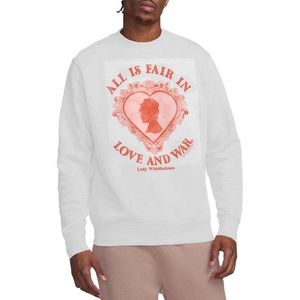 White - Bridgerton - Bridgerton Love And War Lady Whistledown Sweatshir - 1