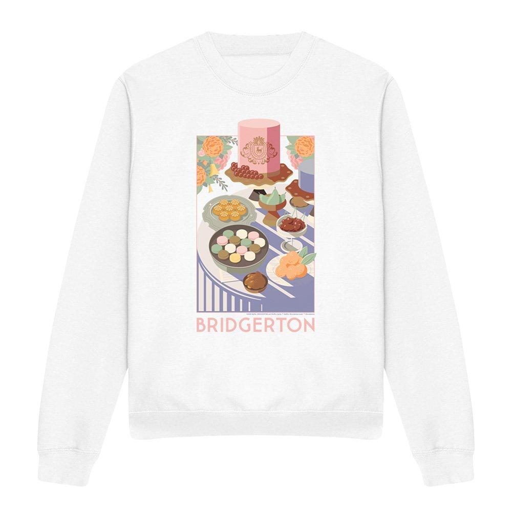 White - Bridgerton - Bridgerton Treats Sweatshirt White - 4
