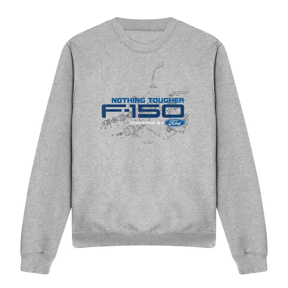 Light Grey - Ford - Ford Trucks Engine Schematic Sweatshirt Athletic - 4