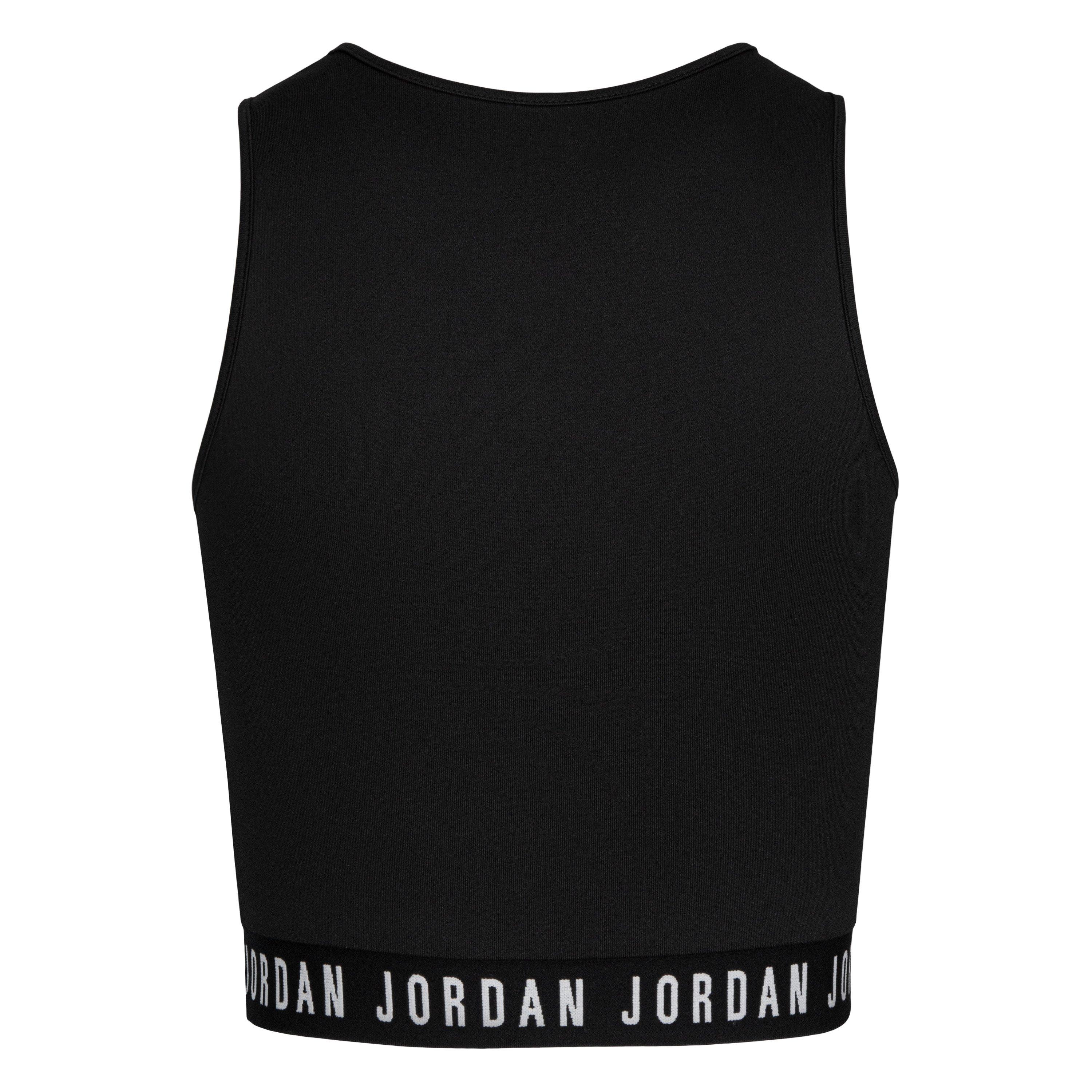 Schwarz/Weiß - Air Jordan - Active Crop Top Junior Girls - 10