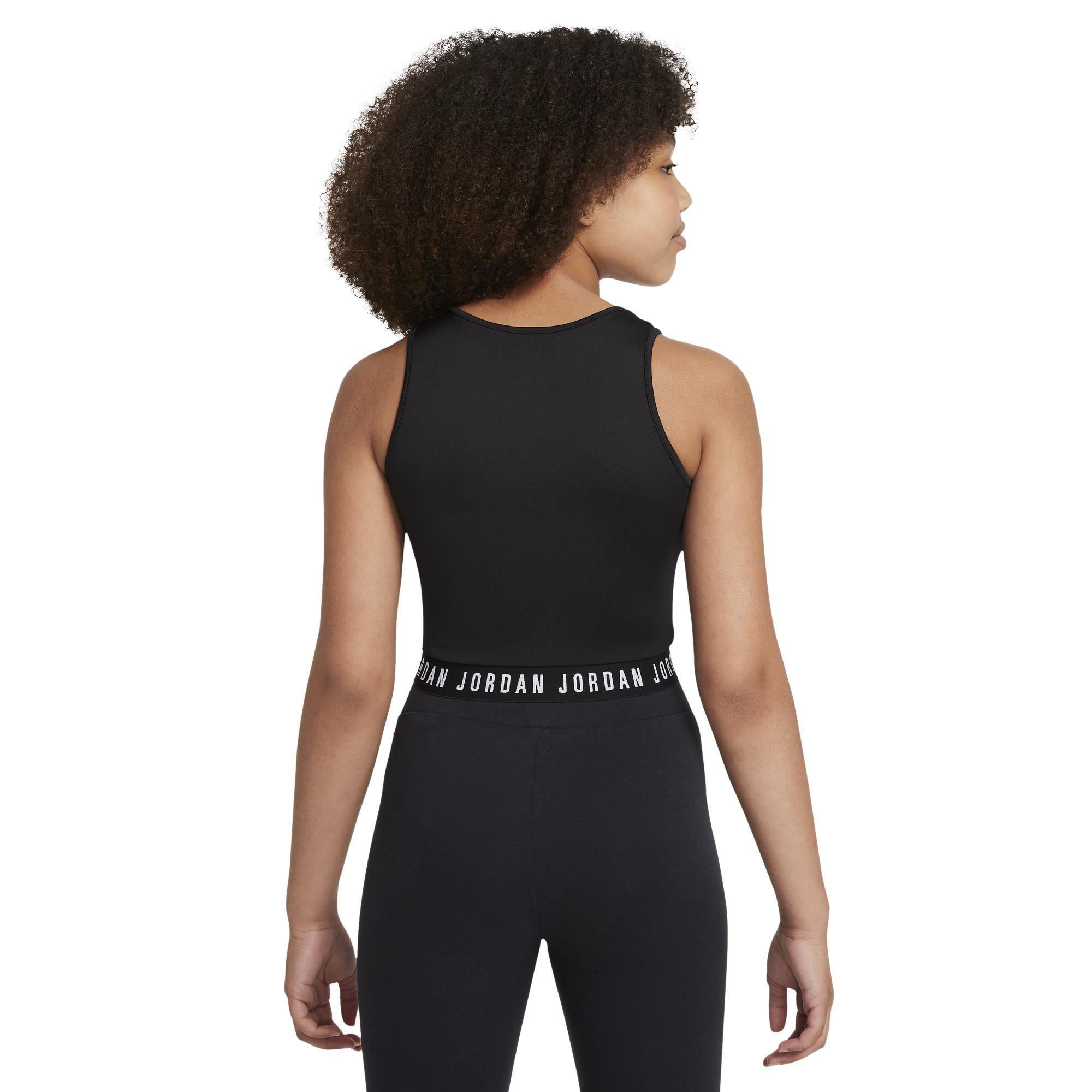 Schwarz/Weiß - Air Jordan - Active Crop Top Junior Girls - 3