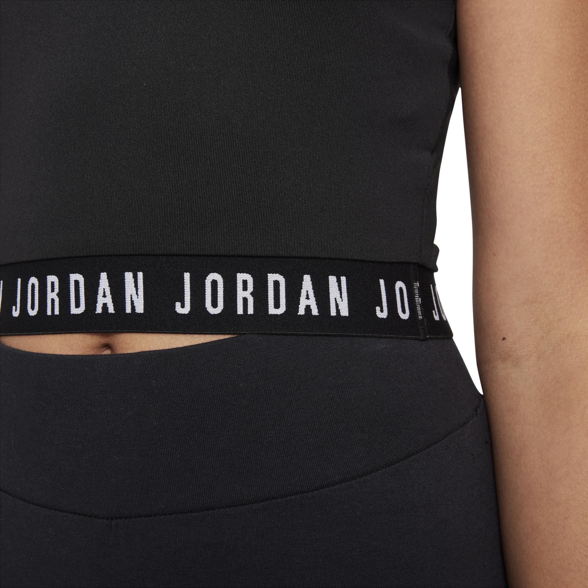 Schwarz/Weiß - Air Jordan - Active Crop Top Junior Girls - 6