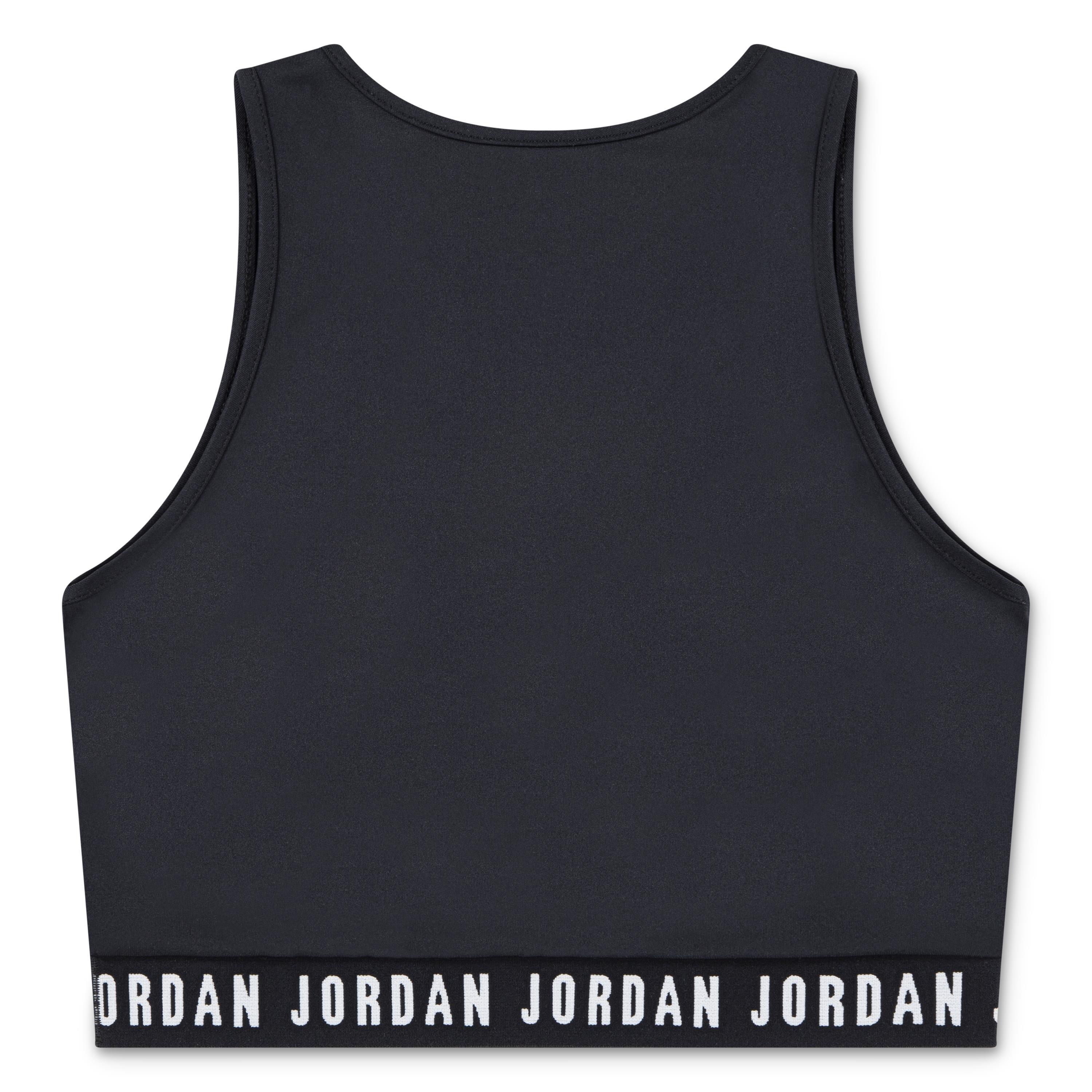 Schwarz/Weiß - Air Jordan - Active Crop Top Junior Girls - 7