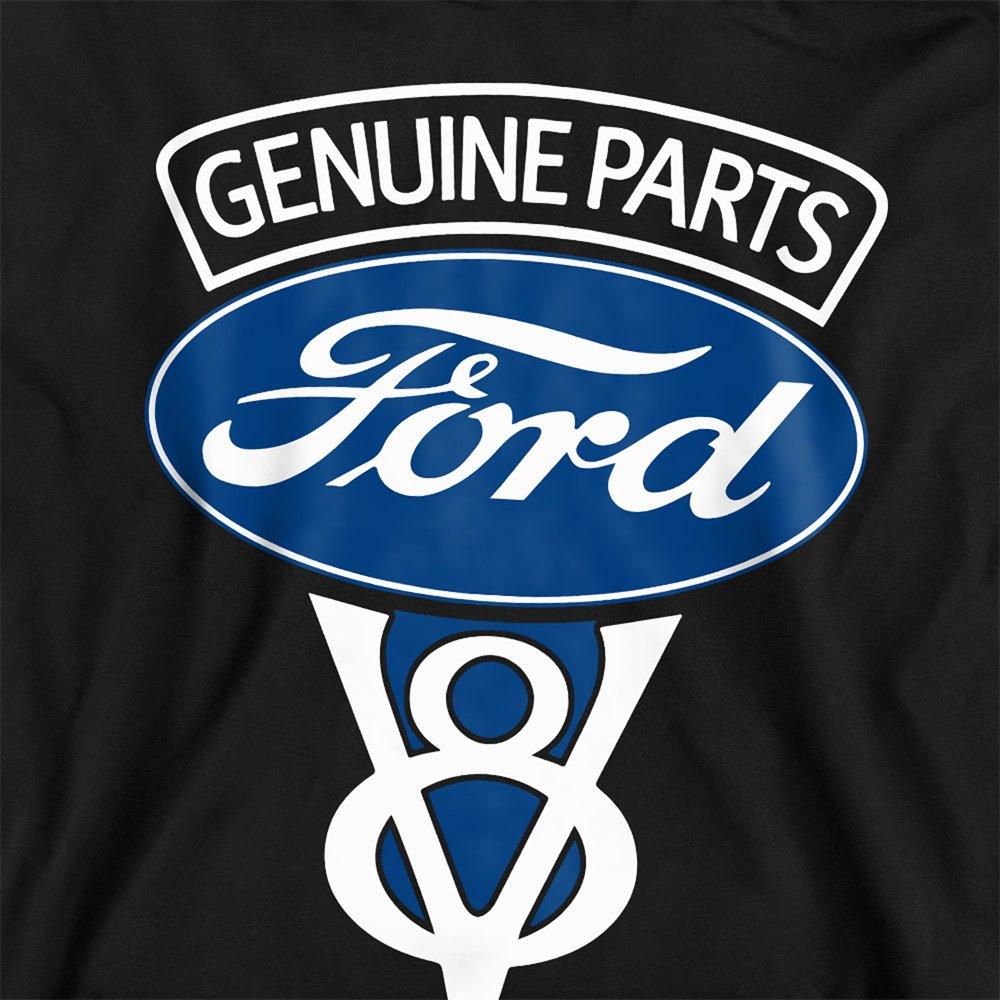Black - Ford - Ford V8 Genuine Parts Youth Pull-Over Hoodie Blac - 2