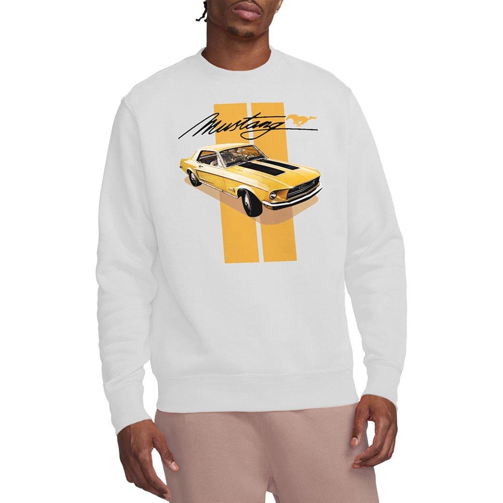 White - Ford - Ford Mustang Stang Stripes Sweatshirt White - 1