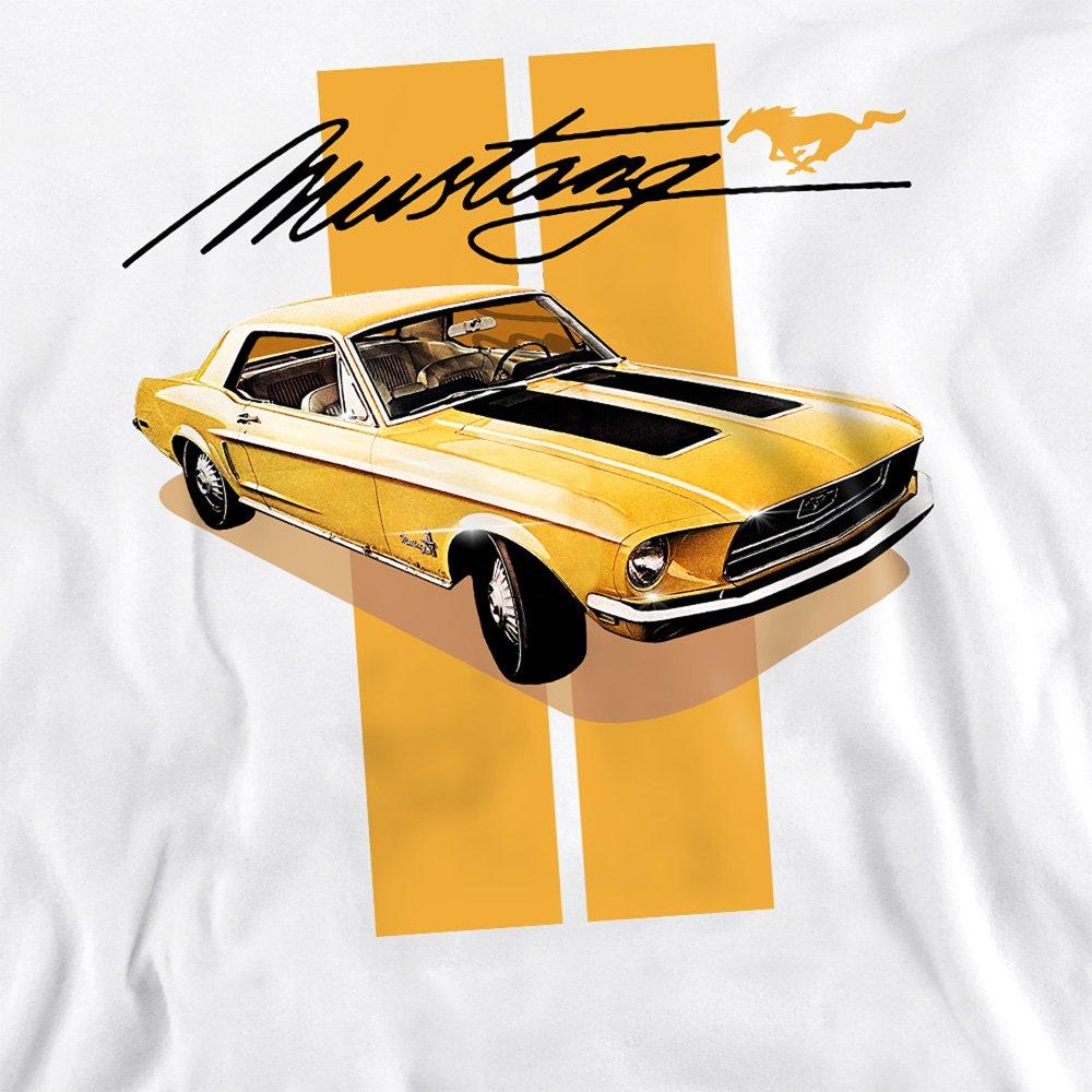 White - Ford - Ford Mustang Stang Stripes Sweatshirt White - 2