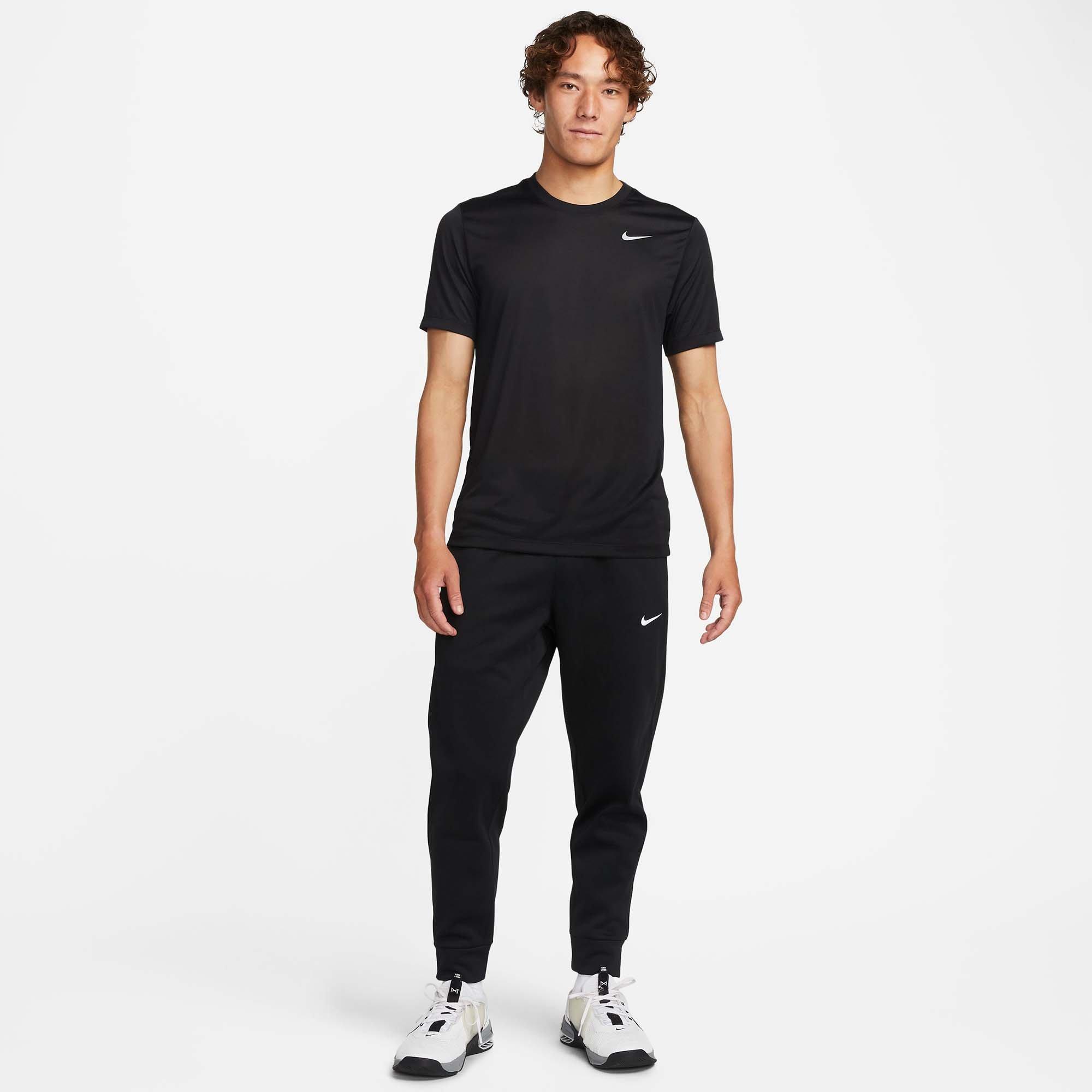 Black/M.Silver - Nike - Nike Dri FIT Mens Performance T Shirt - 4