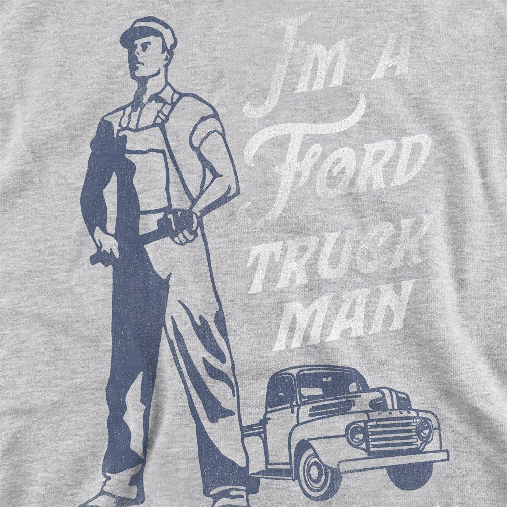 Light Grey - Ford - Ford Truck Man Classic Sweatshirt Athletic Heathe - 2