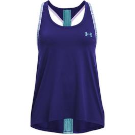 Under Armour T-shirt Vaude Cyclist V azul turquesa mulher