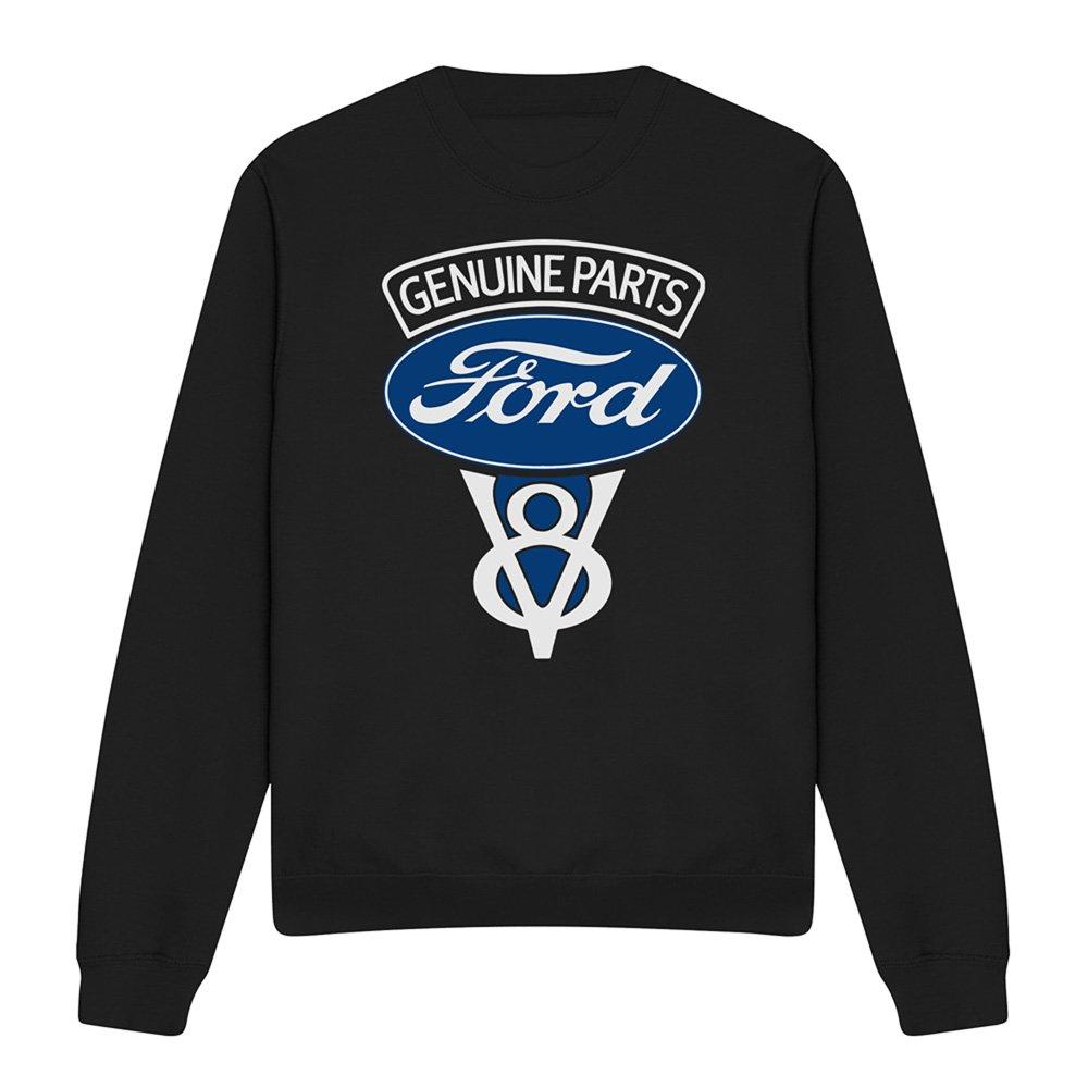 Black - Ford - Ford V8 Genuine Parts Sweatshirt Black - 4