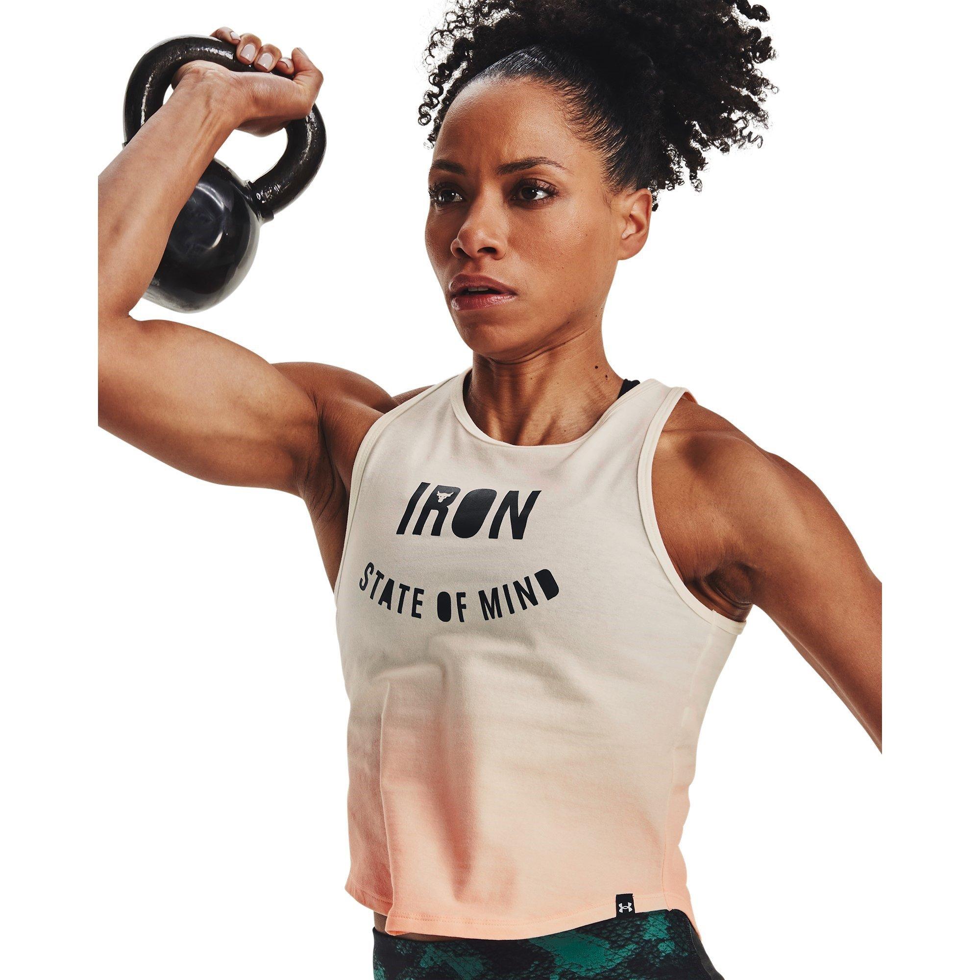 White - Under Armour - Performance Gym Vest - 3