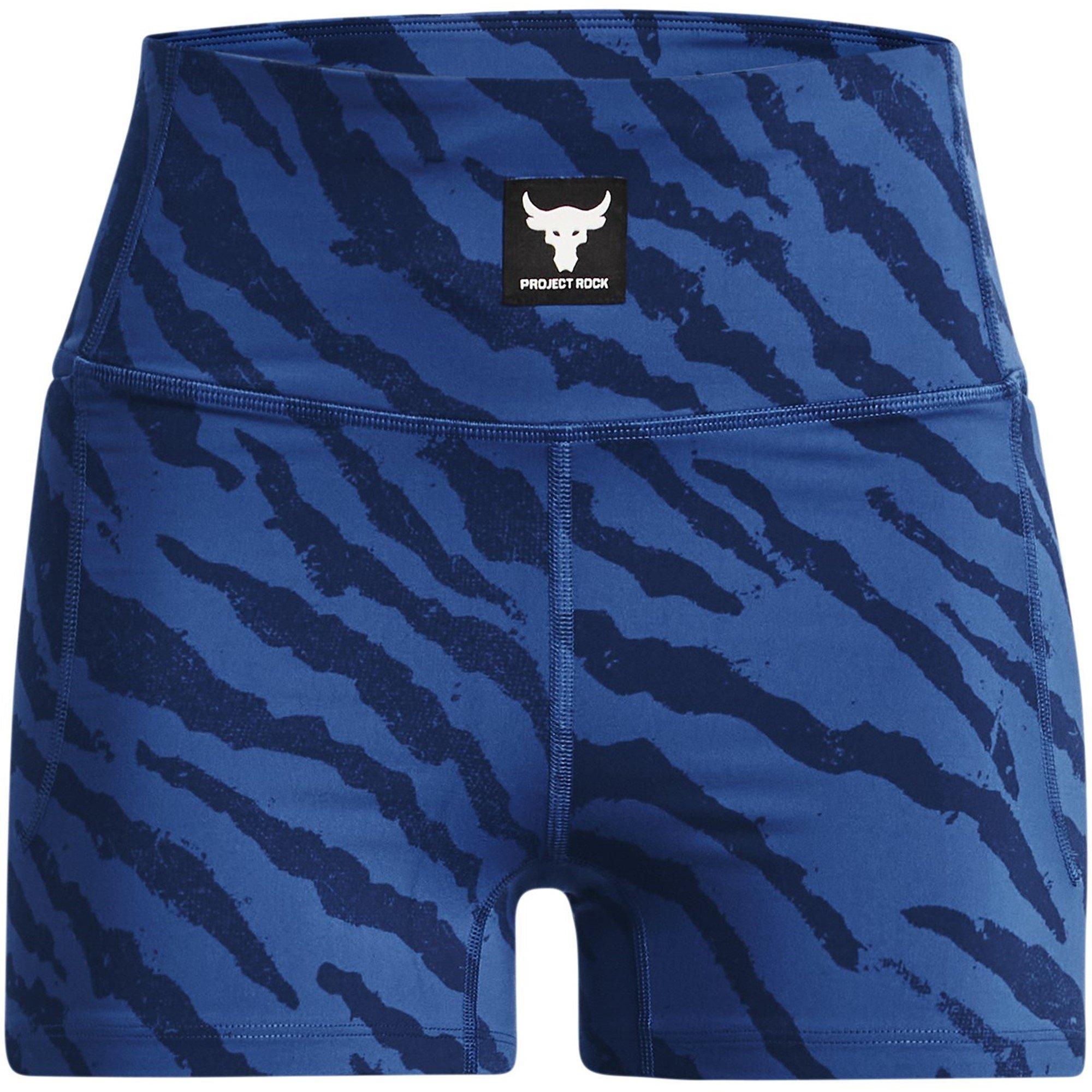 Under Armour Women's Project Rock Meridian Shorts - Blue Mirage - 16 (XL)