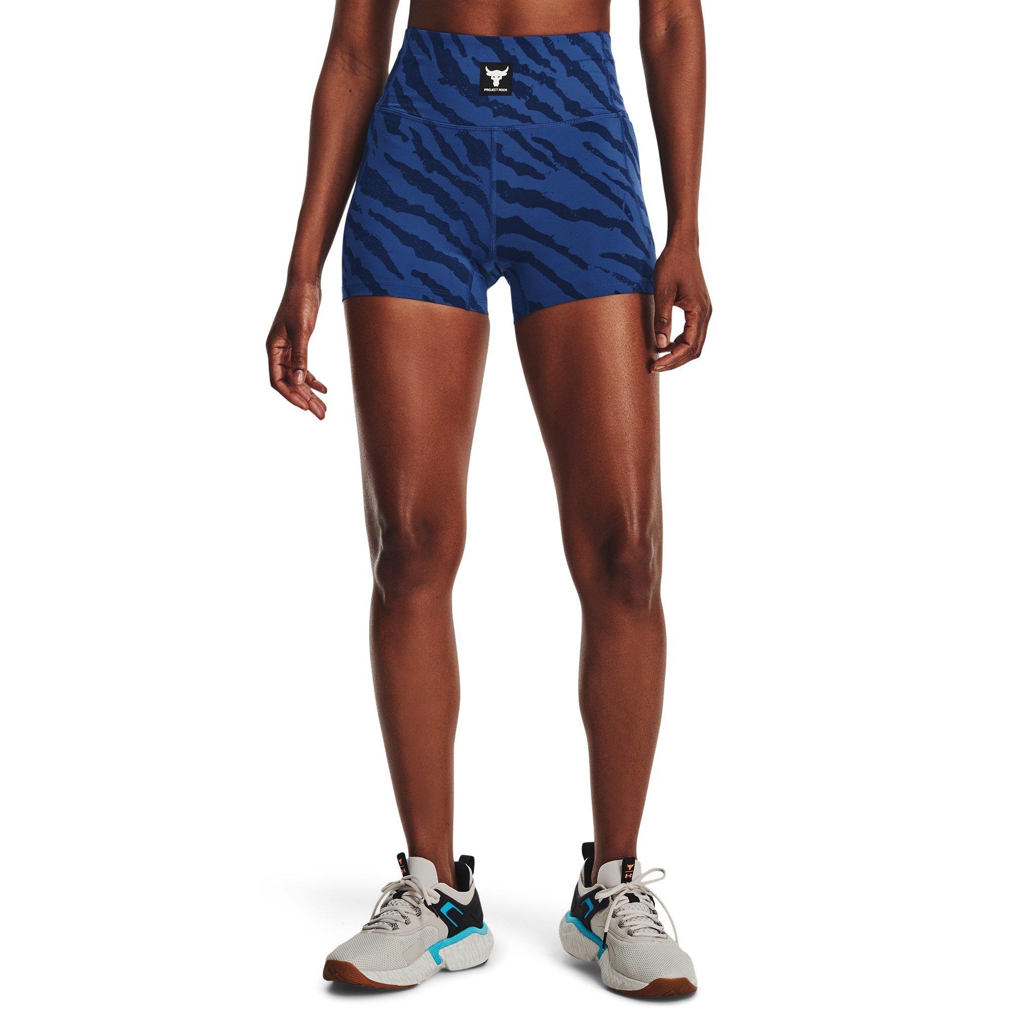 Blue Mirage - Under Armour - Project Rock Meridian Shorts Womens - 2