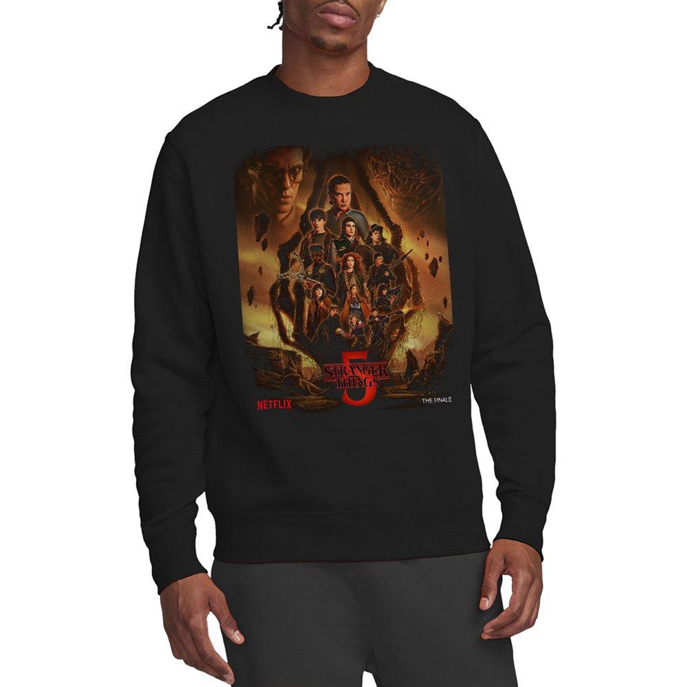 Black - Stranger Things - Stranger Things The Finale Poster Sweatshirt Blac - 1