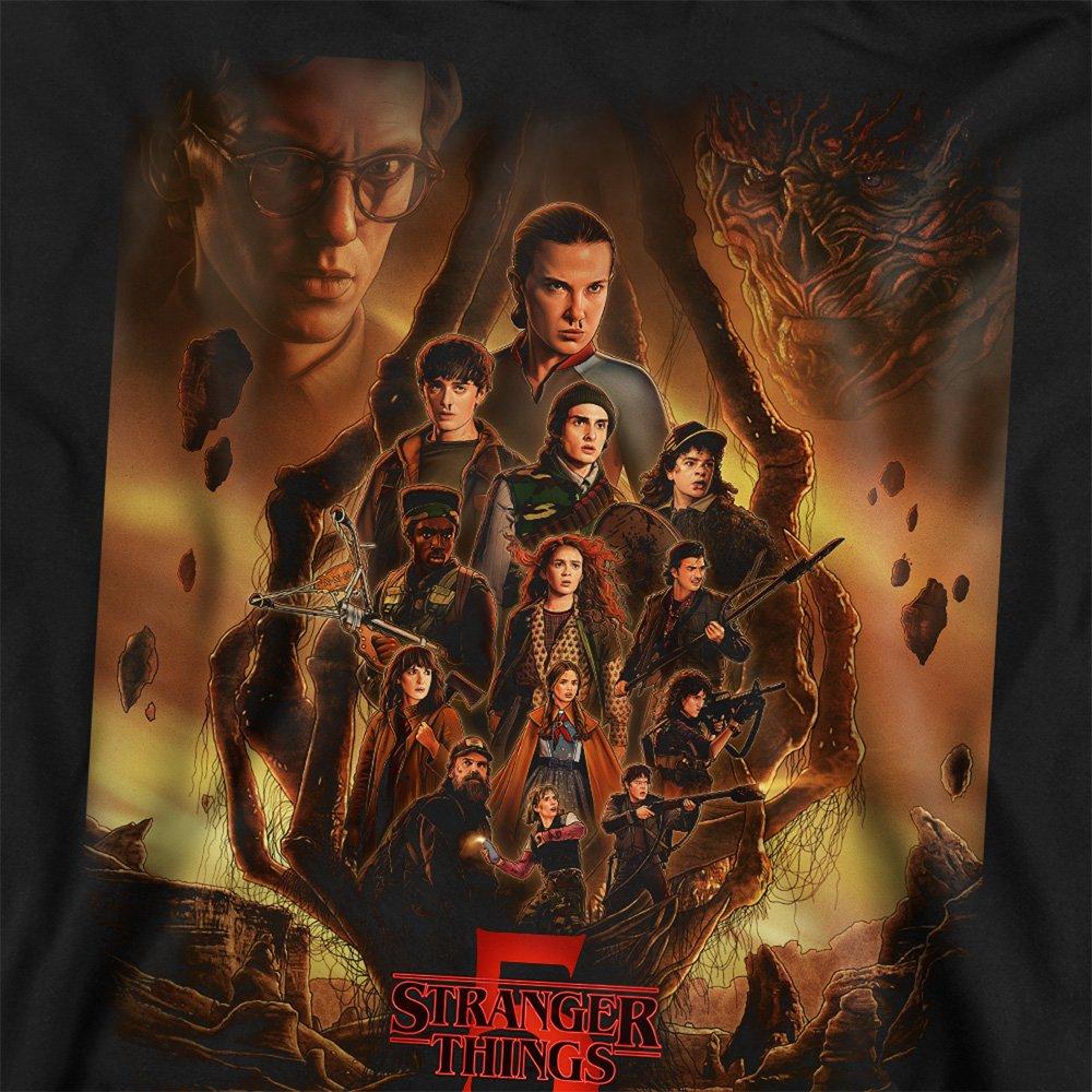 Black - Stranger Things - Stranger Things The Finale Poster Sweatshirt Blac - 2