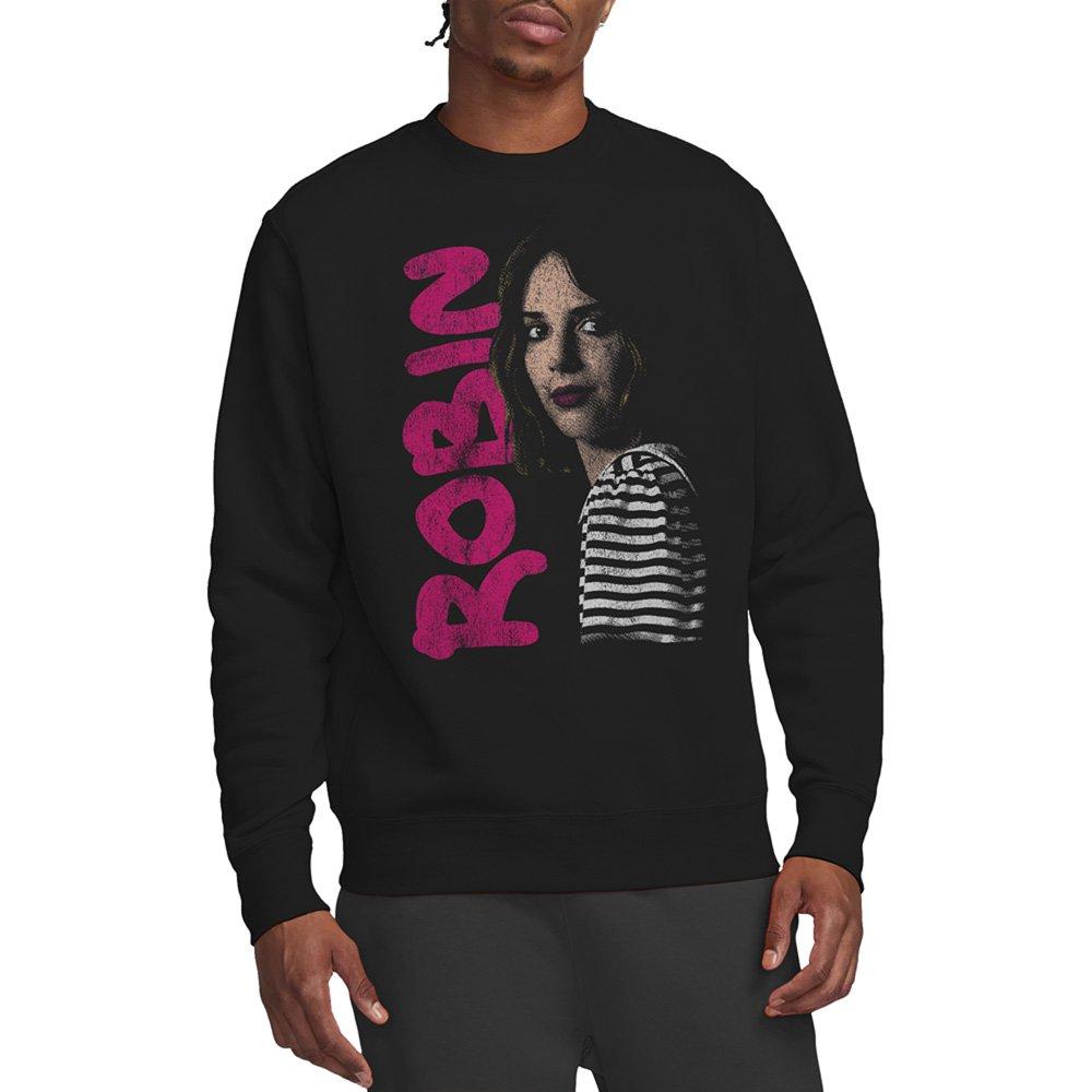 Black - Stranger Things - Stranger Things Robin Neo Homage Sweatshirt Black - 1