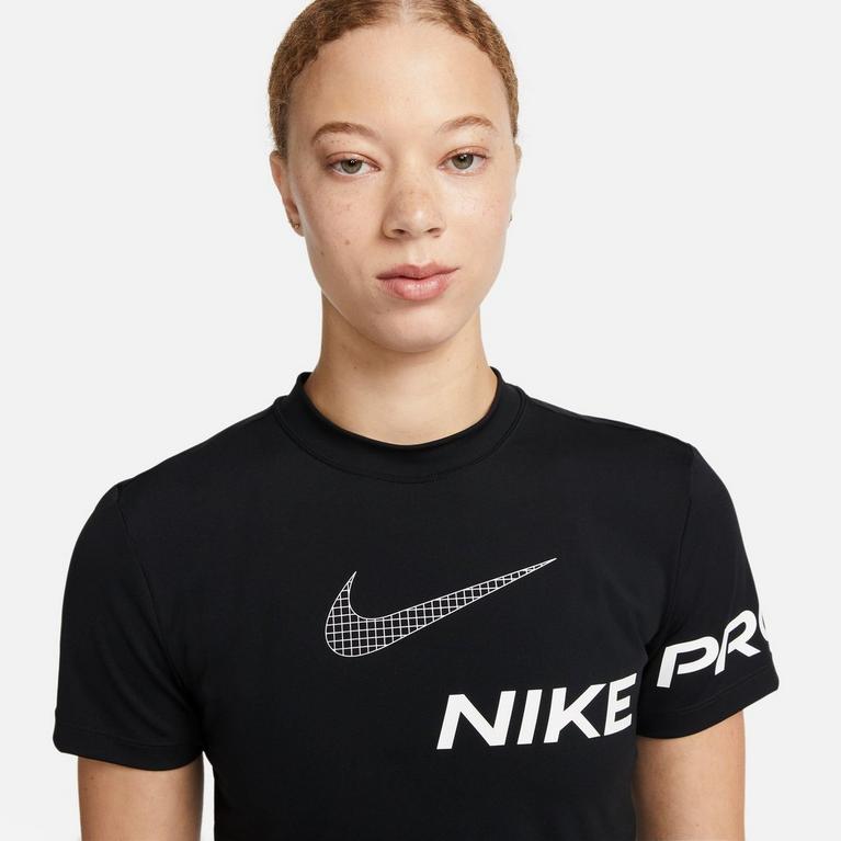 Noir/Blanc - Nike - Slim Fit Long-Sleeved Flannel Shirt - 3