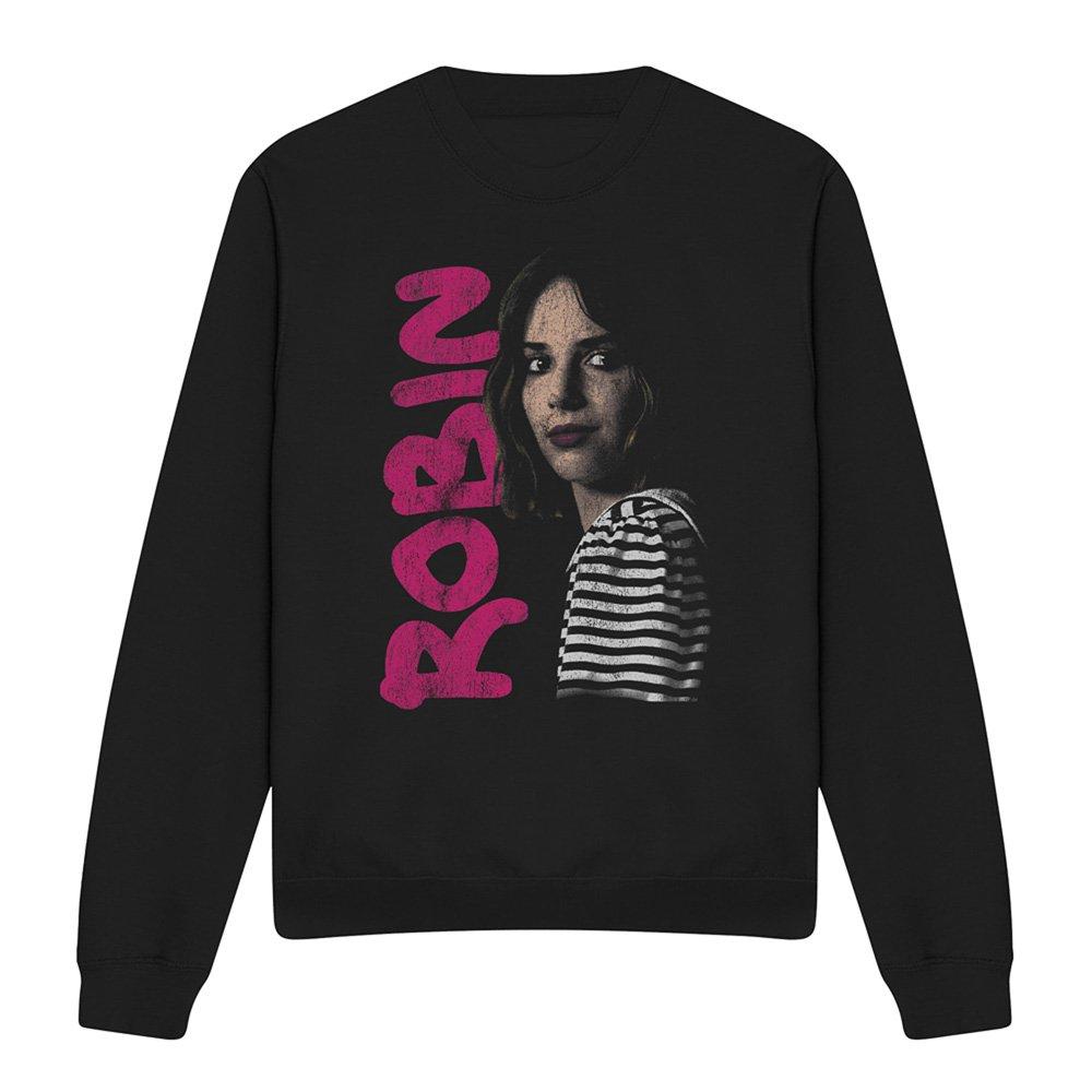 Black - Stranger Things - Stranger Things Robin Neo Homage Sweatshirt Black - 4