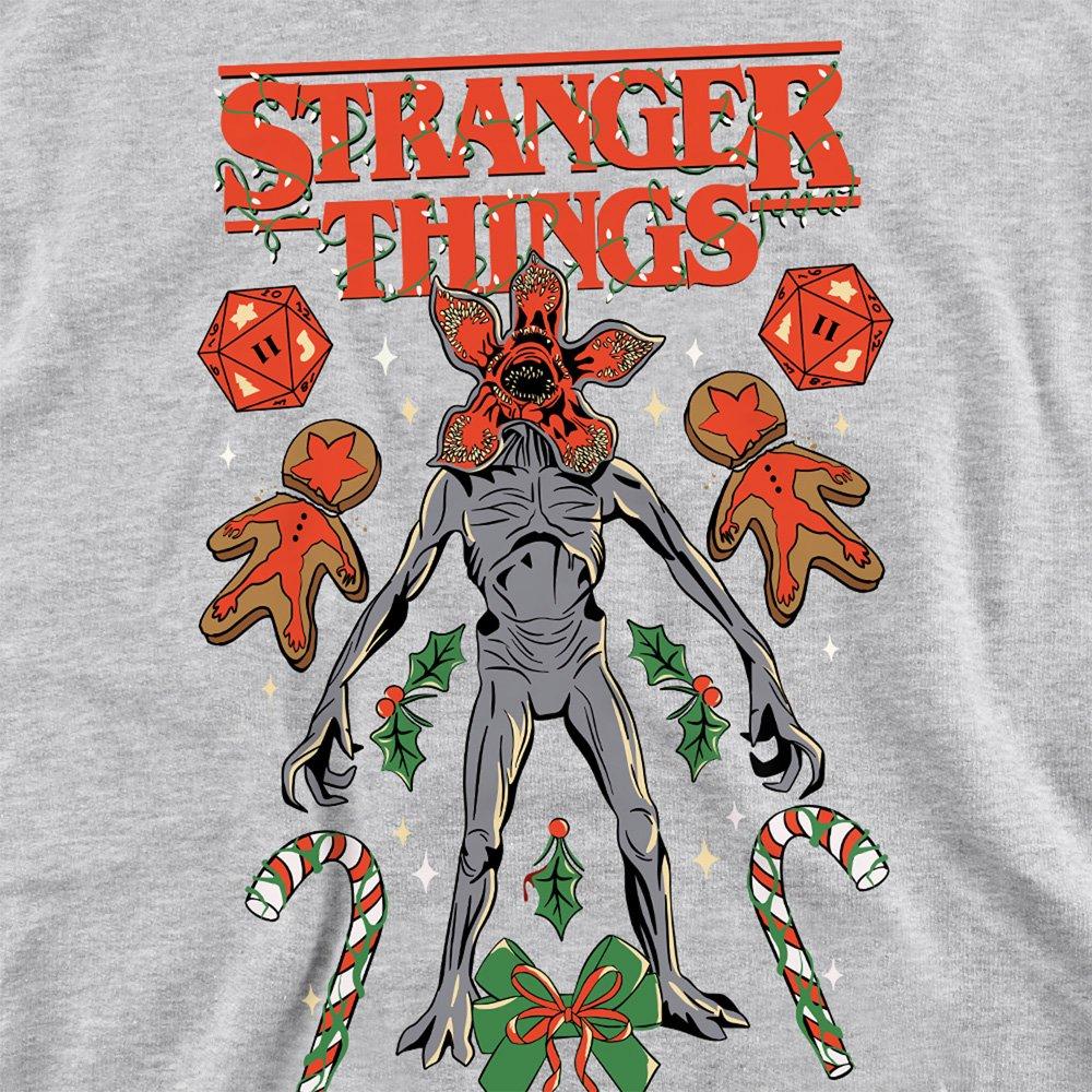 Light Grey - Stranger Things - Stranger Things Xmas Demogorgon Dice Canes And Coo - 2