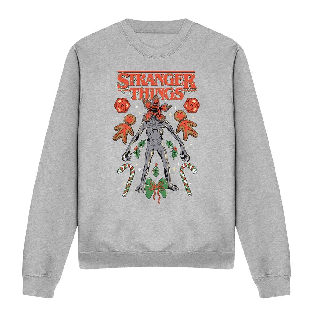 Light Grey - Stranger Things - Stranger Things Xmas Demogorgon Dice Canes And Coo - 4