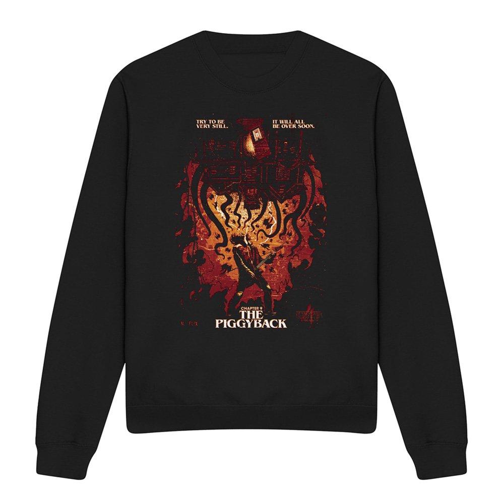 Black - Stranger Things - Stranger Things Eddie Munson Poster Sweatshirt Bl - 4