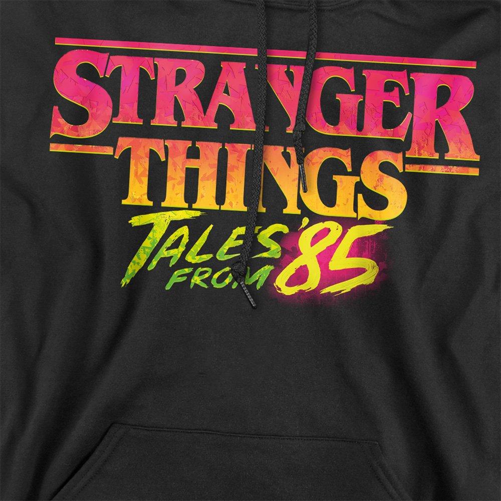 Black - Stranger Things - Stranger Things Tales From 85 Logo Hoodie Black - 2