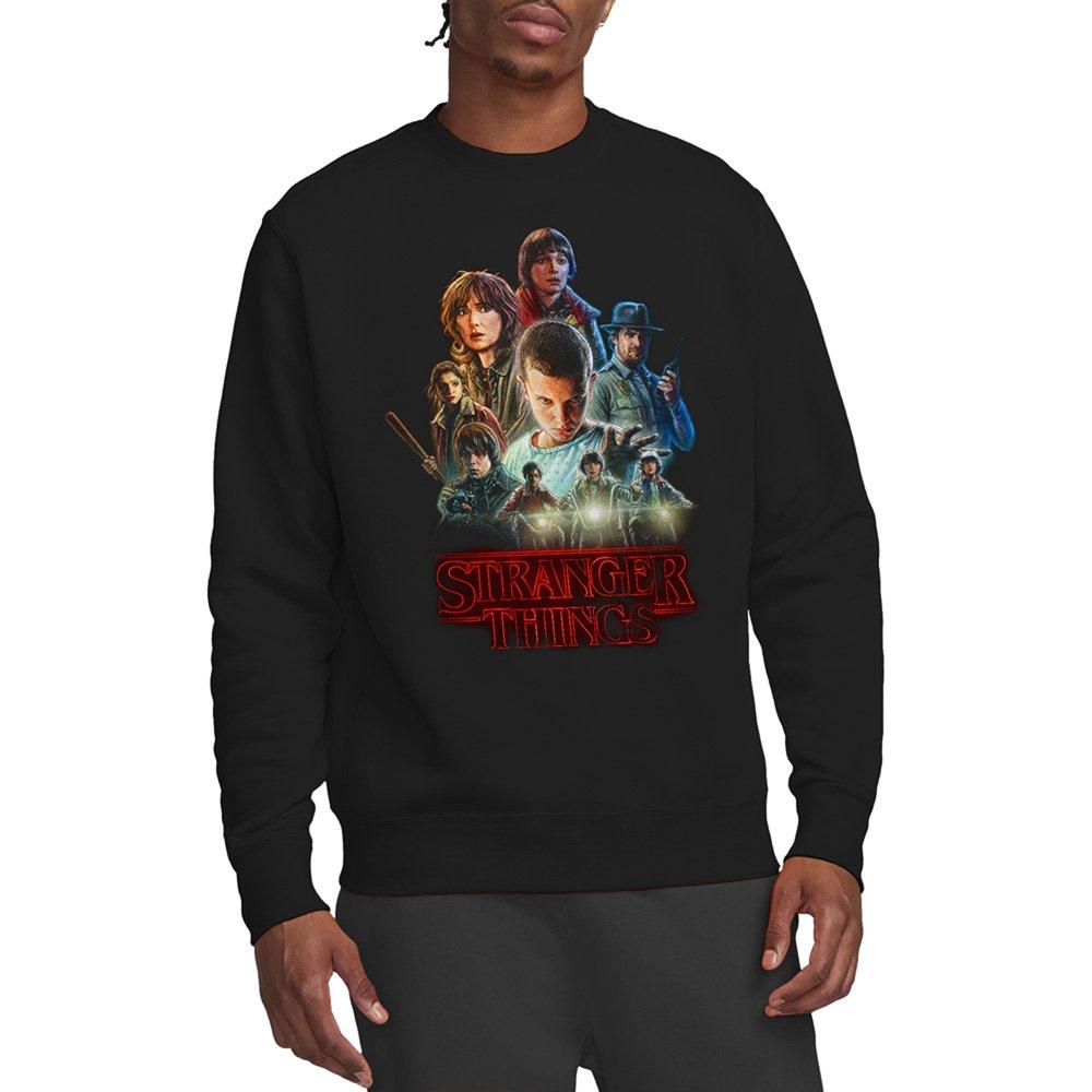 Stranger Things Stranger Things Season One Poster Sweatshirt Blac