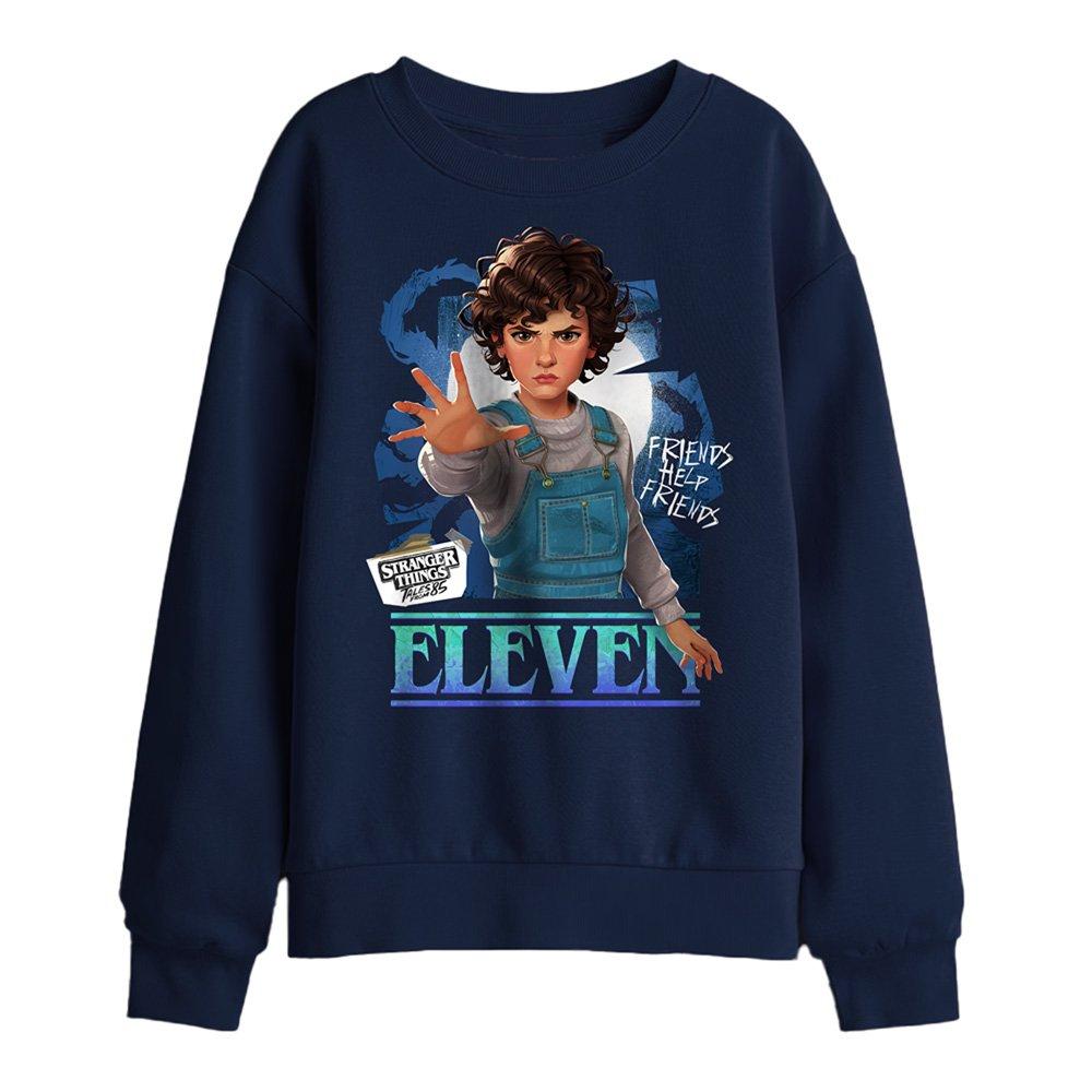 Navy - Stranger Things - Stranger Things Tales From 85 Eleven Kids Sweatshi - 1