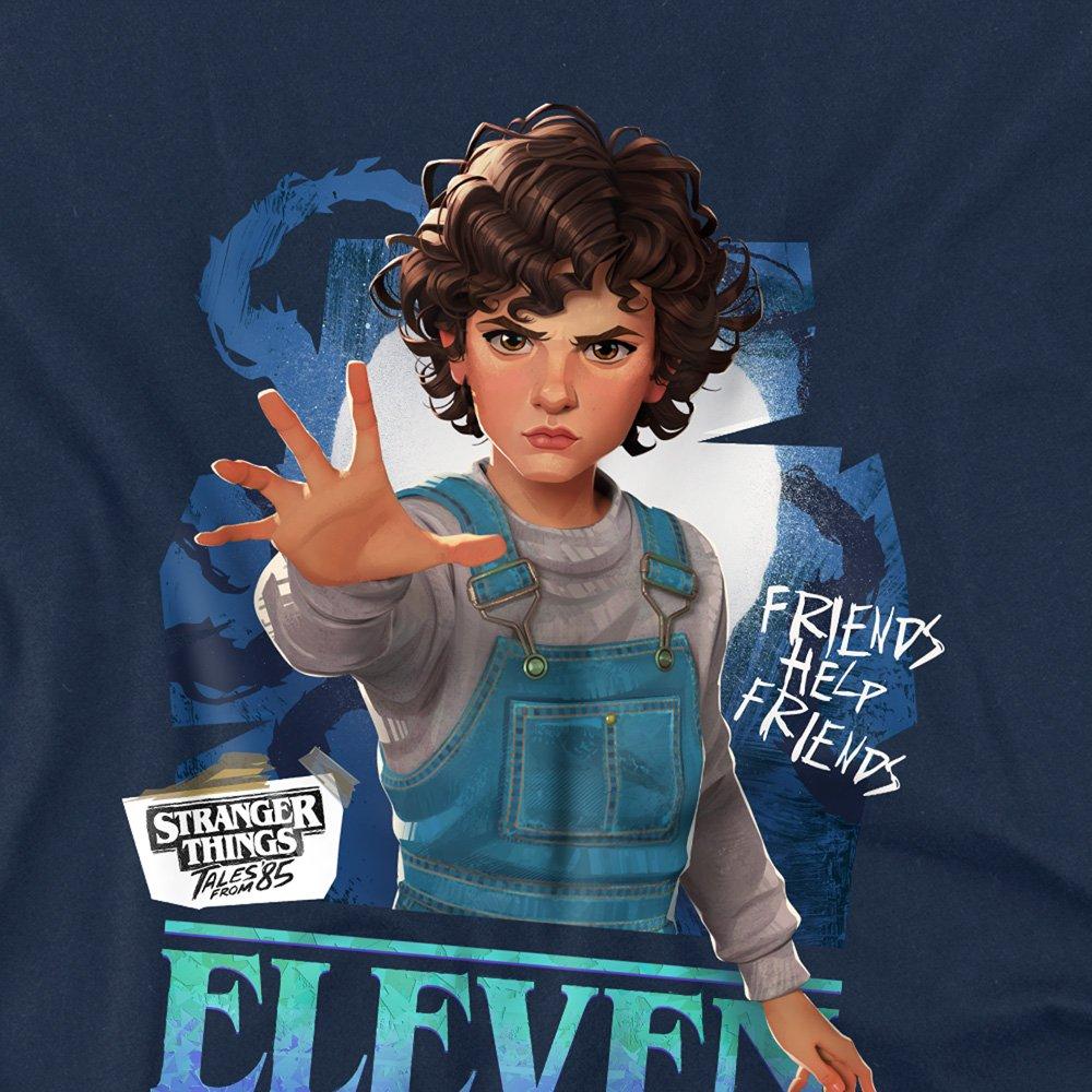 Navy - Stranger Things - Stranger Things Tales From 85 Eleven Kids Sweatshi - 2