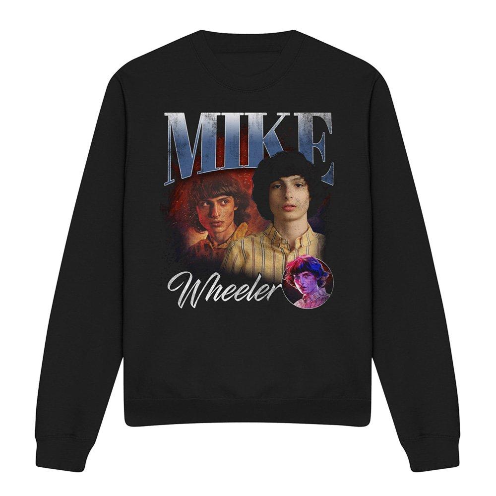 Black - Stranger Things - Stranger Things Mike Homage Sweatshirt Black - 4