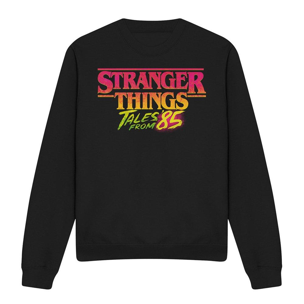 Black - Stranger Things - Stranger Things Tales From 85 Logo Sweatshirt Bla - 4