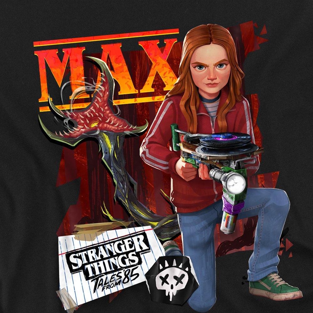Black - Stranger Things - Stranger Things Tales From 85 Max Kids Sweatshirt - 2