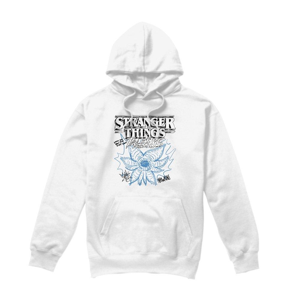 White - Stranger Things - Stranger Things Tales From 85 Demo Sketch Hoodie - 4
