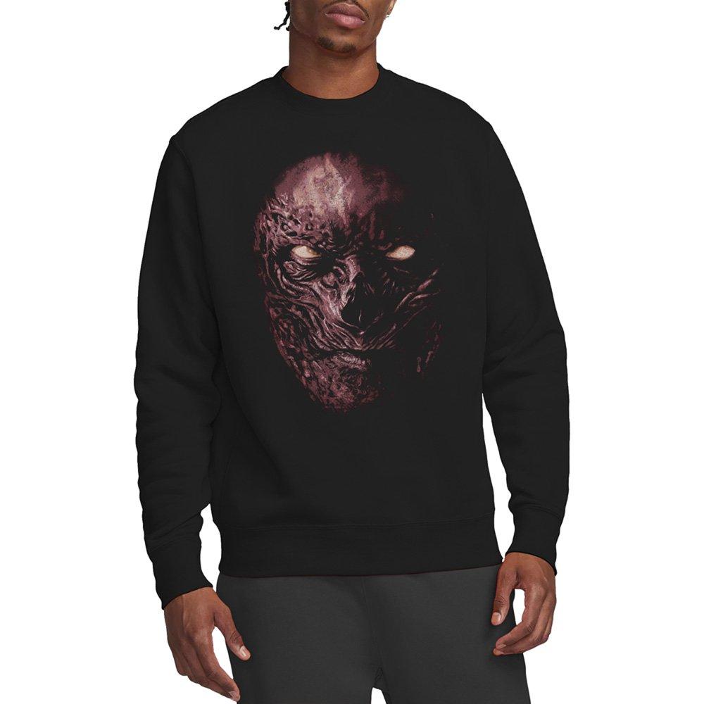 Black - Stranger Things - Stranger Things Vecna Oversized Face Sweatshirt B - 1