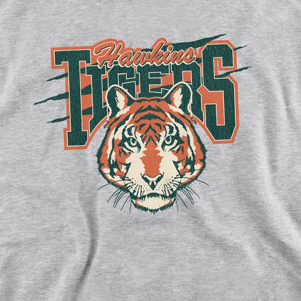 Grey - Stranger Things - Stranger Things Hawkins Tigers Scratch Youth Kids - 2